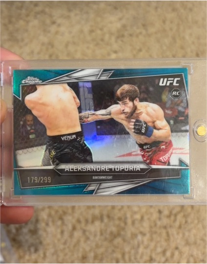 2022 Topps Chrome UFC #179 Aleksandre Topuria — front