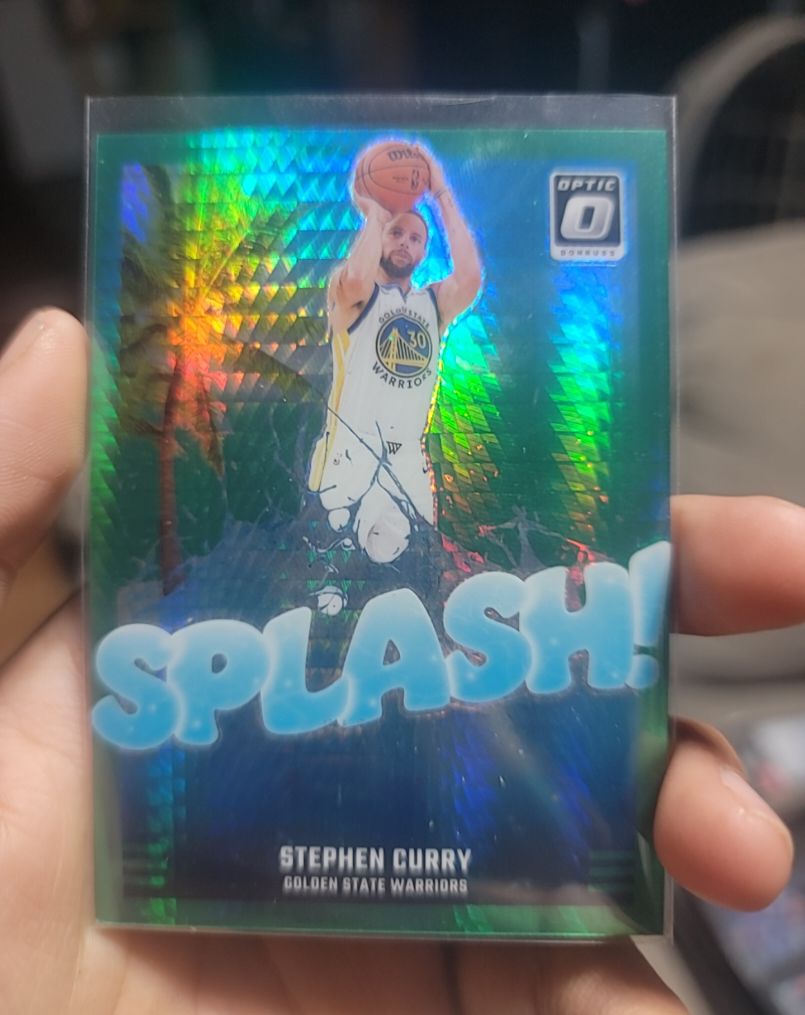 2020 Donruss Optic Splash! #SPL-1 Stephen Curry — front