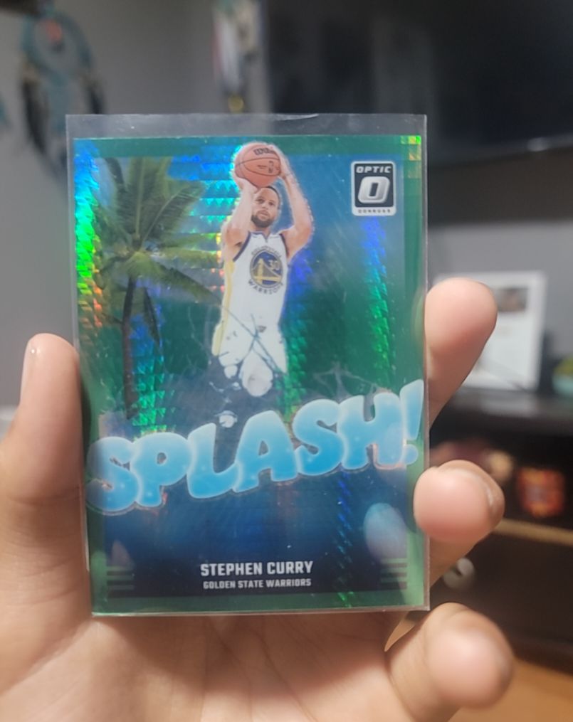 2020 Donruss Optic Splash! #SPL-1 Stephen Curry — front