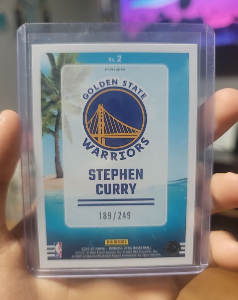2024-25 Panini Donruss Optic #2 Stephen Curry — front