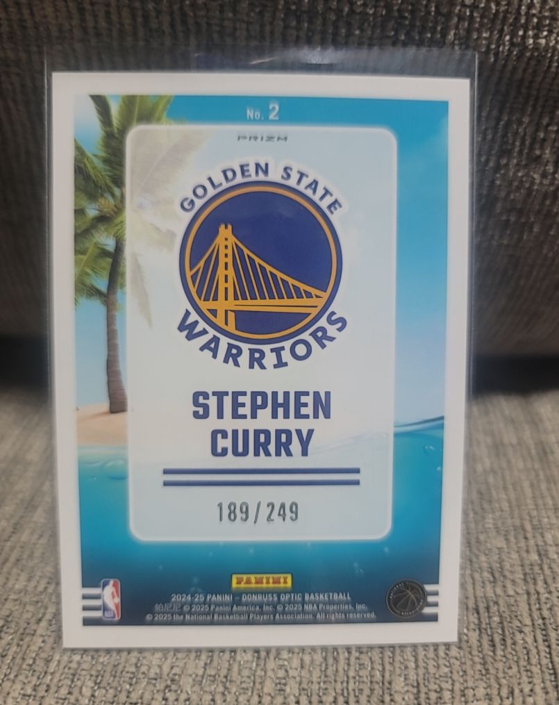 2024-25 Panini Donruss Optic #2 Stephen Curry — front