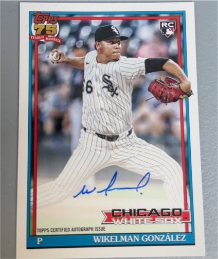 2022 Topps 75 Years of Baseball #75 Wikelman González — front