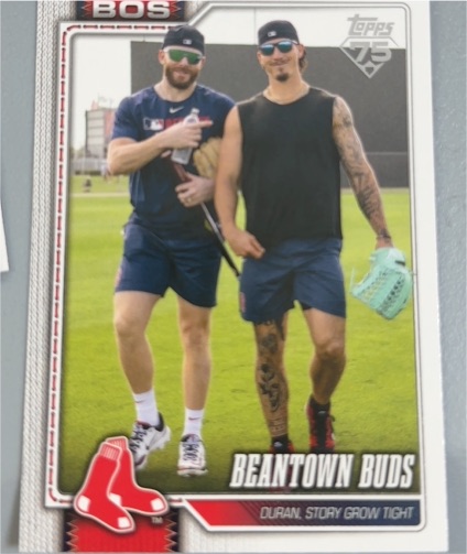 2023 Topps #Beantown Buds Duran, Story Grow Tight — front