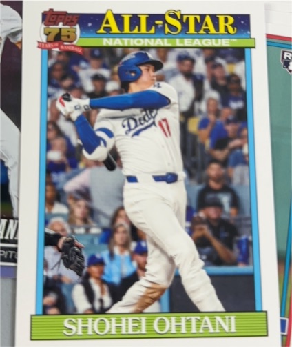 2023 Topps 75th Anniversary All-Star #AS-NL Shohei Ohtani — front