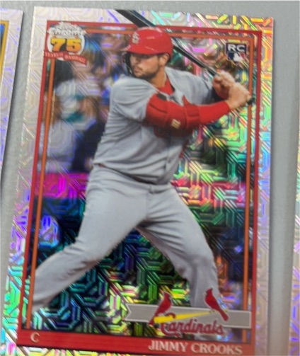 2022 Topps Chrome #TC-1 Jimmy Crooks — front