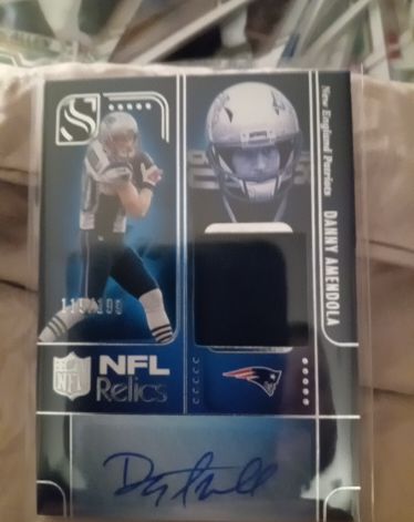2010 Sage NFL Relics #DAN-09 Danny Amendola — front
