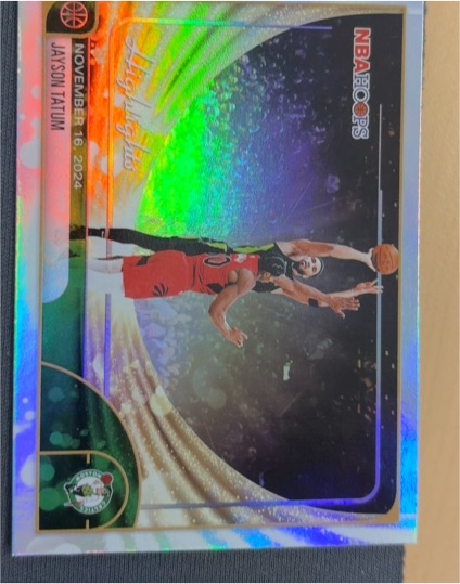 2024 Panini NBA Hoops Jayson Tatum November 16, 2024 — front