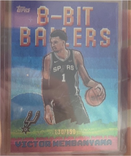 2023 Topps 8-Bit Ballers #Victor Wembanyama — front