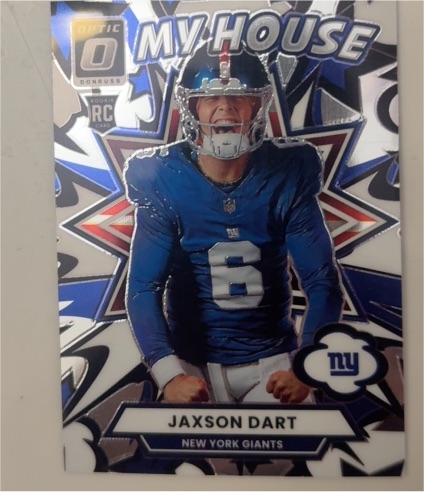 2023 Donruss Optic My House #MYH-JD Jaxson Dart — front