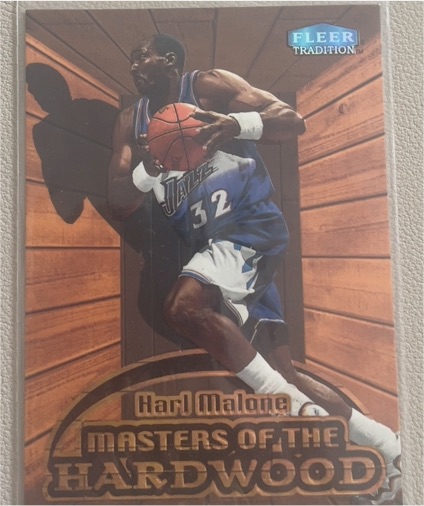 1999 Fleer Tradition Masters of the Hardwood Karl Malone — front