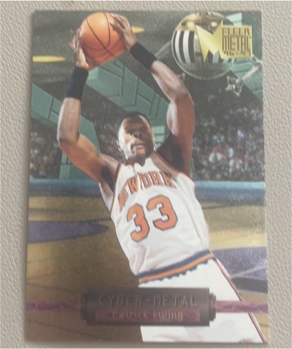 1996 Fleer Metal #33 Patrick Ewing — front