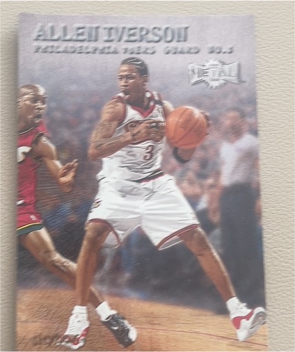 1997 Metal Universe #3 Allen Iverson — front