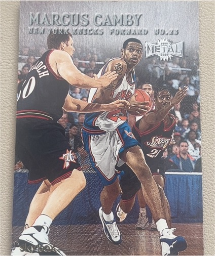 1996 Metal #23 Marcus Camby — front