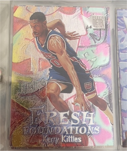 1996 Fleer Metal Fresh Foundations Kerry Kittles — front