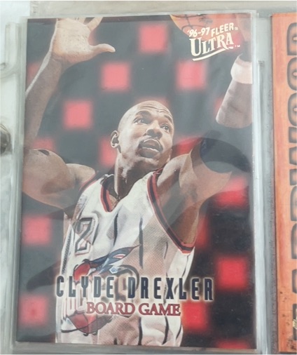 1996-97 Fleer Ultra Clyde Drexler Board Game — front