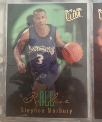 1996-97 Fleer Ultra #R3 Stephon Marbury — front