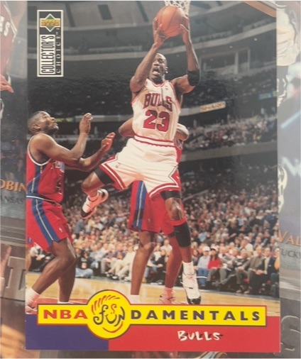 1994 Upper Deck Collector's Choice NBA Fundamentals Michael Jordan — front