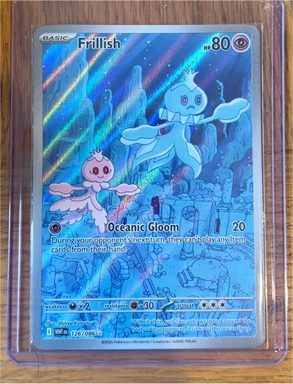 2025 Pokémon #126 Frillish — front