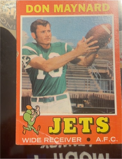 1965 Topps #40 Don Maynard — front