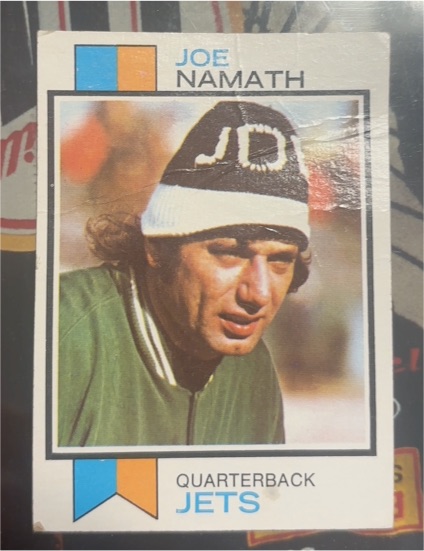 1973 Topps #100 Joe Namath — front