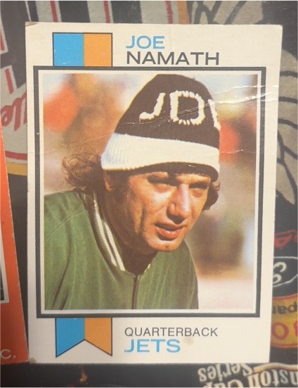 1970 Topps #100 Joe Namath — front