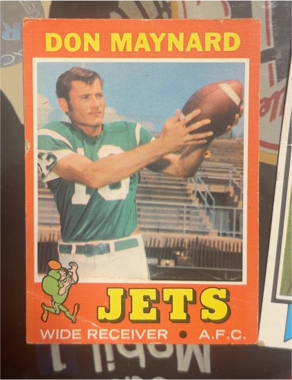 1969 Topps #50 Don Maynard — front