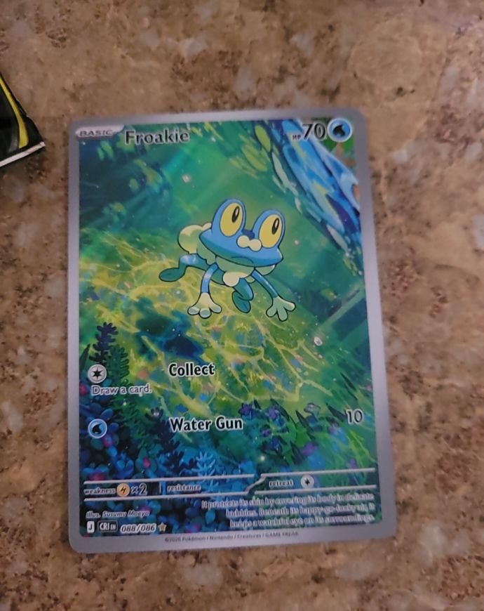 2016 Pokémon #088 Froakie — front