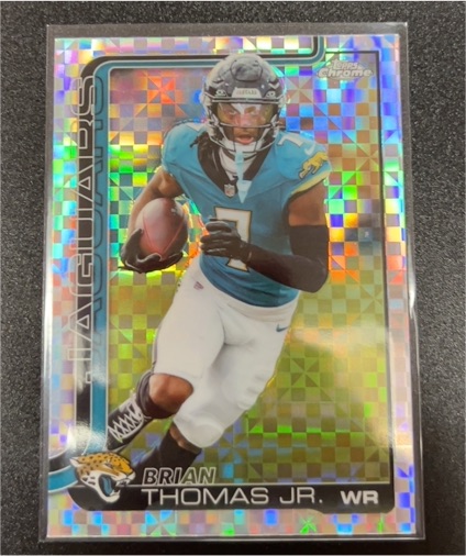 2022 Topps Chrome #213 Brian Thomas Jr. — front