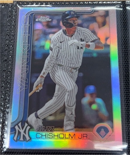 2023 Topps Chrome #YAN-CHJ Jazz Chisholm Jr. — front