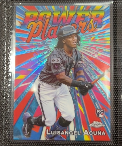 2022 Topps Chrome Power Players #PP-LA Luisangel Acuña — front