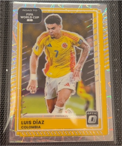 2022 Donruss Optic Road to FIFA World Cup #Luis Díaz — front