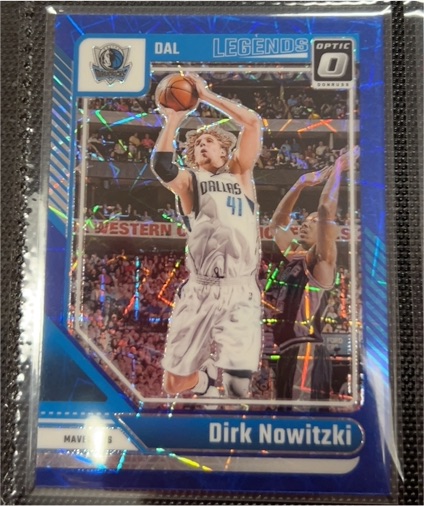2020 Donruss Optic #DAL-LEGENDS Dirk Nowitzki — front