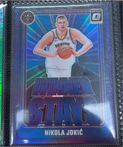 2020 Donruss Optic Winner Stays Nikola Jokić — front