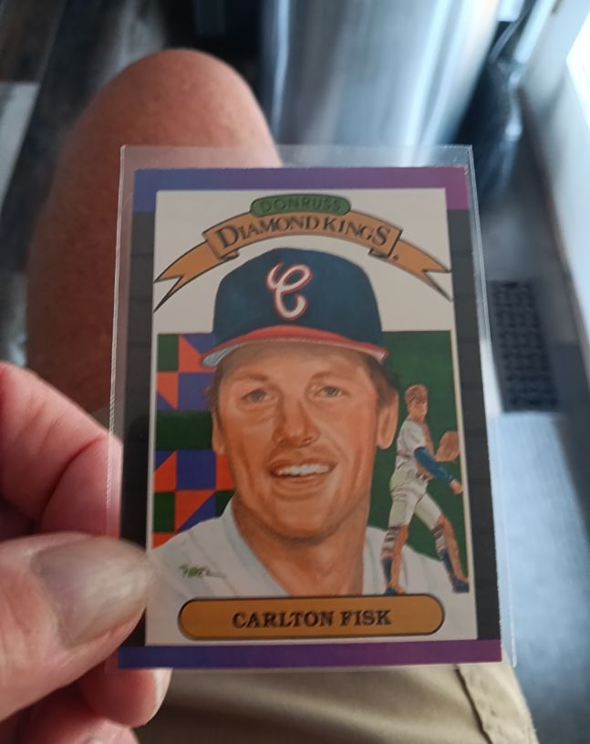 1988 Donruss Diamond Kings #1 Carlton Fisk — front