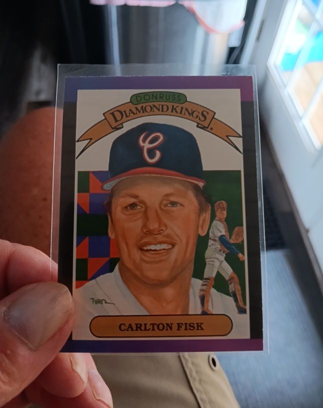1985 Donruss Diamond Kings #DK-1 Carlton Fisk — front