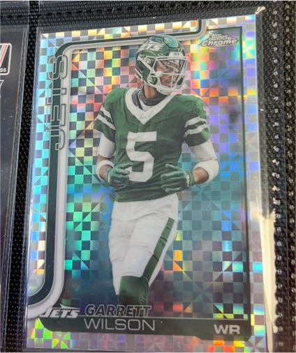 2022 Topps Chrome #5 Garrett Wilson — front