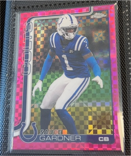 2022 Topps Chrome Sauce Gardner Pink Mojo #SAU — front