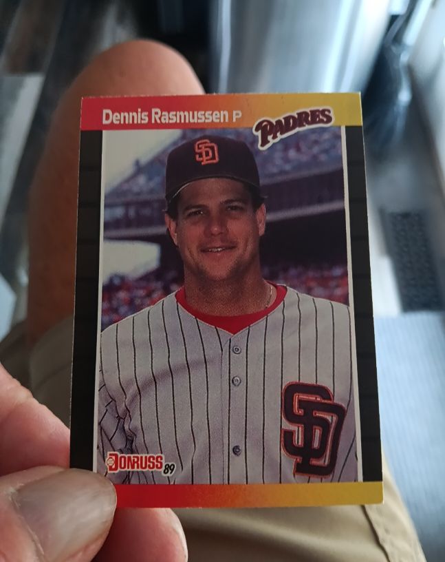 1989 Donruss #89 Dennis Rasmussen — front