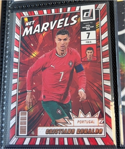 2022 Donruss Net Marvels #7 Cristiano Ronaldo — front
