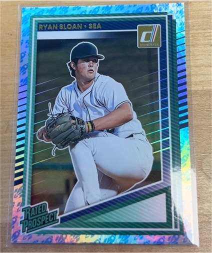 2022 Donruss Rated Prospect #RP-1 Ryan Sloan — front