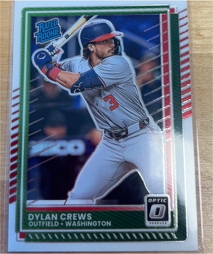 2023 Donruss Optic Rated Rookie Dylan Crews — front