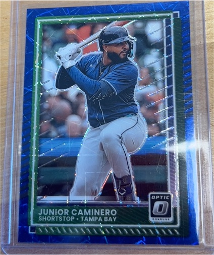 2023 Donruss Optic Junior Caminero — front