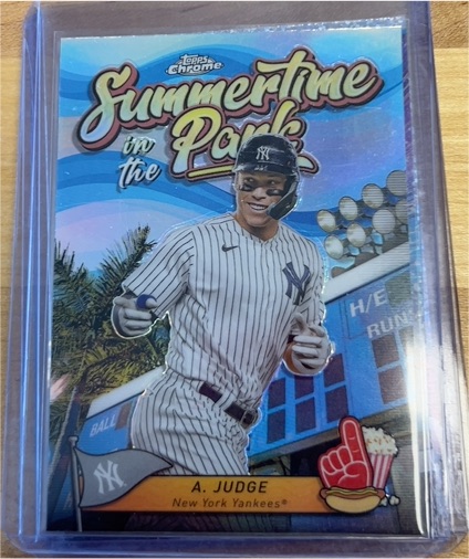 2022 Topps Chrome Summertime on the Park #A. Judge Aaron Judge — front