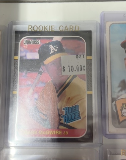 1987 Donruss #21 Mark McGwire — front