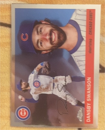2022 Topps Heritage #TBD Dansby Swanson — front