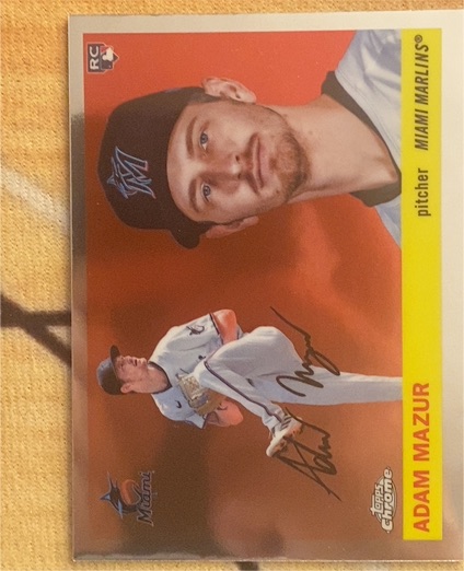 2022 Topps Chrome #RC Adam Mazur — front