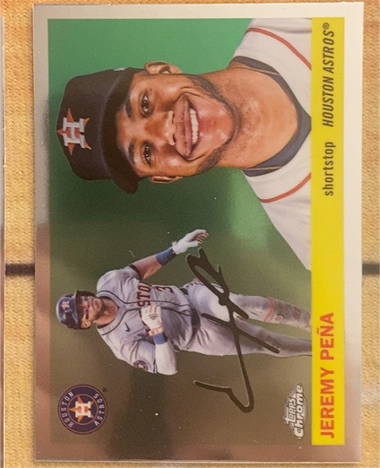 2021 Topps Chrome #CRO-JP Jeremy Peña — front