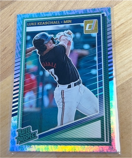 2023 Donruss Rated Prospect #RP-1 Luke Keaschall — front