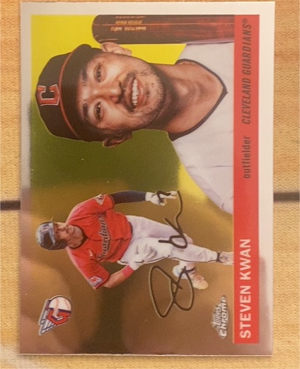 2022 Topps Chrome #TC-35 Steven Kwan — front