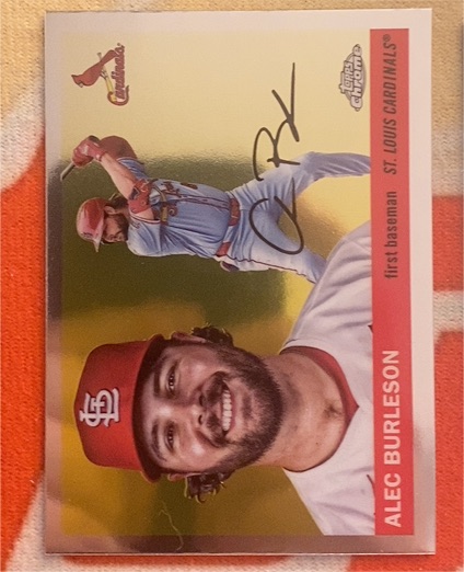 2022 Topps Chrome #TC-AB Alec Burleson — front